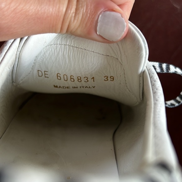 Yves Saint Laurent “Andy” Perforated Low Top Sneakers - Picture 15 of 16